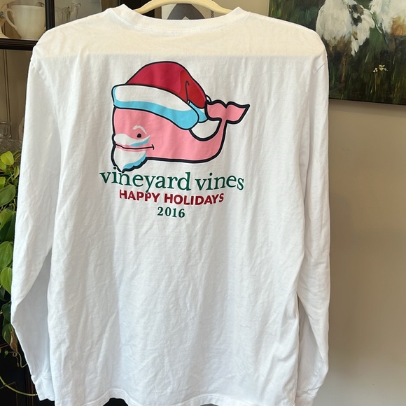 Vineyard Vines Christmas long sleeve tee - Picture 2 of 5